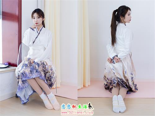 [物恋传媒] No.2410 泡泡-汉服、平底鞋、白棉袜、白船袜、薄肉丝(带视频)【170P+1V/5.48G】