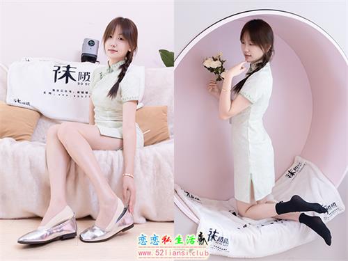 [袜啵啵]NO.577 香菜-皮鞋、平底鞋、肉色船袜、黑棉袜、旗袍(带视频)[140P+1V/5.66G]