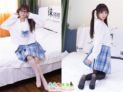 [袜啵啵]NO.578 甜甜圈-两双高跟鞋、薄黑丝、薄白丝小腿袜、裸足、jk制服(带视频)[149P+1V/5.93G]