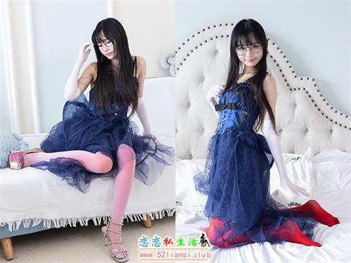 [袜啵啵]NO.583 甜甜圈-高跟凉鞋、五指淡紫丝(带视频)[165P+1V/9.13G]