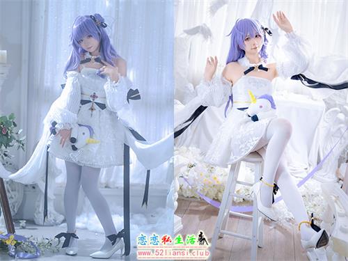 [美图精选]2163-喜欢爱理吗-碧蓝航线 独角兽婚纱【31P/53M】