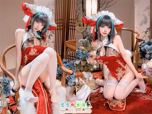 [美图精选]2177-Shika小鹿鹿-碧蓝航线 新年柴郡【16P/30M】