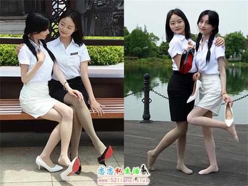 [初夏女神]302期 柒柒、双双~《黑白二期》转正了，领牌了，有我们滴标志了(带视频)【140P+1V/4.89G】