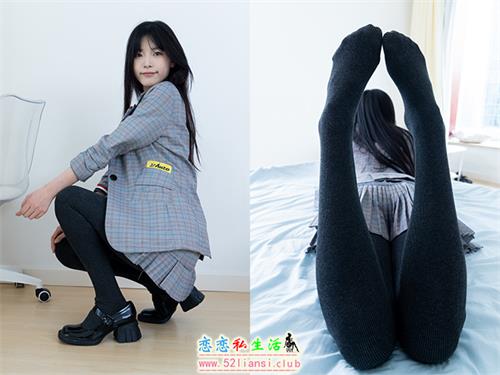 [物恋传媒] No.2479 茯苓-皮鞋、厚灰连裤棉袜[160P1V-4.55GB]