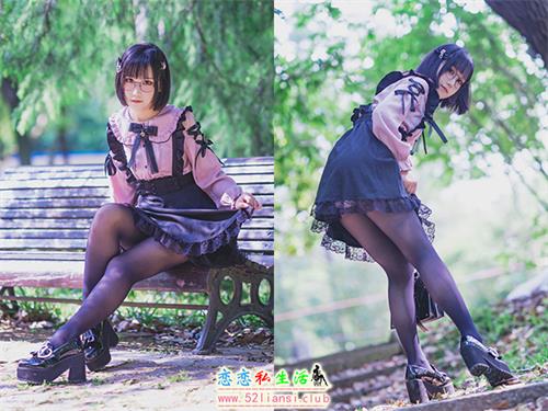 [美图精选]2220-lunananya- 黑丝地雷妹【45P/46M】