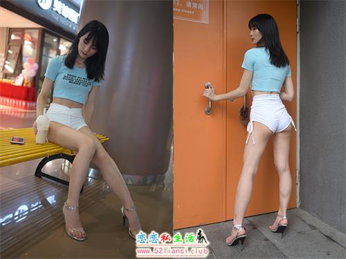 [魔镜街拍] 569-精选街拍-慕容笙模拍-小青白色热裤(带视频)[309P+2V/1.9G]