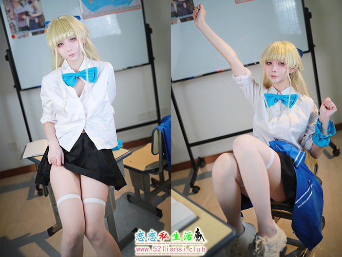 [美图精选]2274-上杉绘梨落-蔚蓝档案 飞鸟马时 校服【27P/34M】