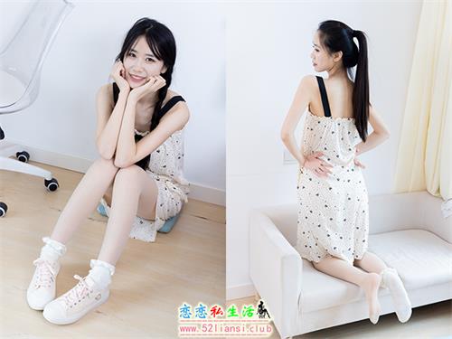[物恋传媒] No.2520 菜菜-帆布鞋、白棉袜、薄肉丝、睡裙[240P1V-5.14GB]