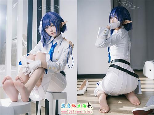 [美图精选]2287-lunananya-蔚蓝档案 扇喜葵【24P/40M】