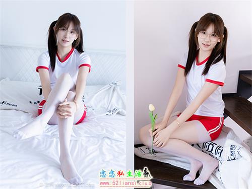 [袜啵啵]NO.611 香菜-板鞋、厚白丝过膝袜、薄白丝、体操服(带视频)[148P1V-5.89G]