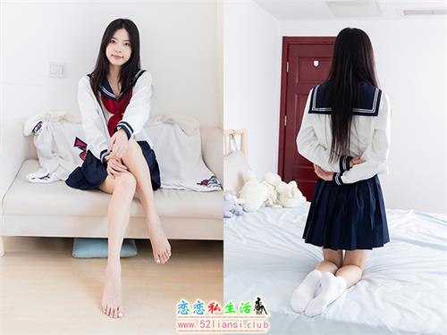 [物恋传媒] No.2535 茯苓-帆布鞋、纯白棉袜、裸足 [160P1V-3.96GB]