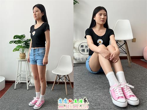 [东禾摄影]No.026 牛仔短裤 棉袜 帆布鞋(带视频)[176P1V-687M]