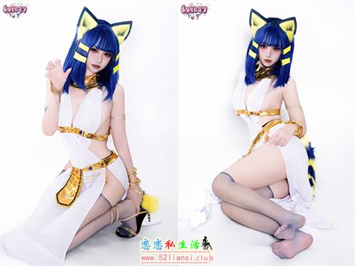 [美图精选]2362-柒柒要乖哦-白·埃及猫【58P/102M】