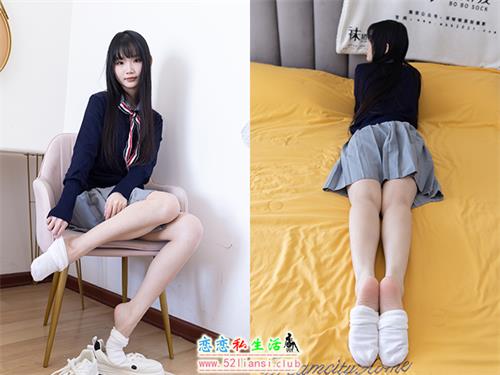 [袜啵啵]NO.635 甜甜圈-板鞋、白棉袜、裸足、学院风(带视频)[186P1V-6.38G]