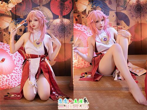 [美图精选]2366-雪晴Astra-原神 八重神子【54P/162M】