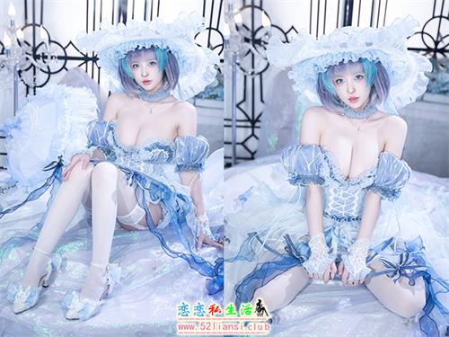 [美图精选]2370-清水由乃-碧蓝航线 柴郡废稿礼服【42P/100M】