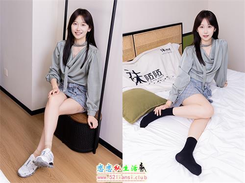 [袜啵啵]NO.641 香菜-萨洛蒙运动鞋、黑棉袜、短肉丝(带视频)[189P1V-9.97G]