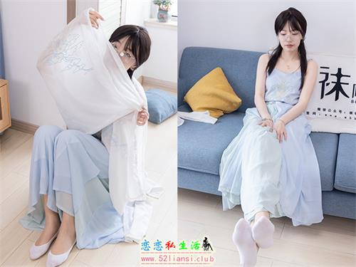 [袜啵啵]NO.643 小甜豆-汉服、白船袜、薄肉丝、裸足(带视频)[164P1V-6.66G]