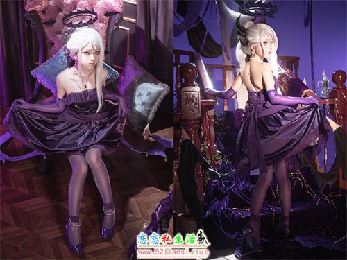 [美图精选]2381-矢量鱼-蔚蓝档案 空崎日奈连衣裙【34P/88M】