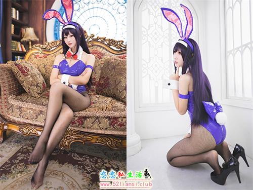 [美图精选]2385-羽生三未-路人女主 霞之丘诗羽兔女郎【37P/67M】