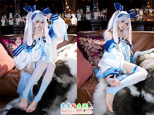 [美图精选]2387-九柒喵-碧蓝你好像 拉菲2【46P/86M】