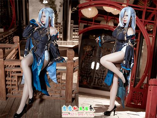 [美图精选]2390-虎森森-原神 申鹤·冷花幽露【35P/44M】