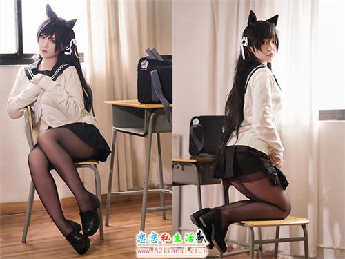 [美图精选]2406-半半子-爱宕 学园幻想曲【25P/45M】