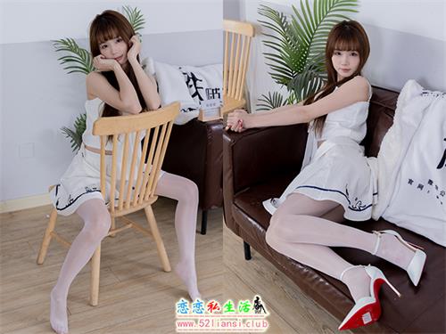 [袜啵啵]NO.650 甜甜圈-高跟鞋、油亮珠光厚白丝、裸足(带视频)[149P1V-6.1G]