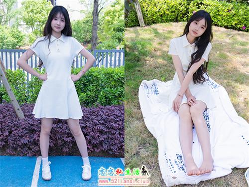 [甜予摄影] NO.199 小橙子-板鞋、白棉袜、裸足(带视频)[131P2V-9.32G]