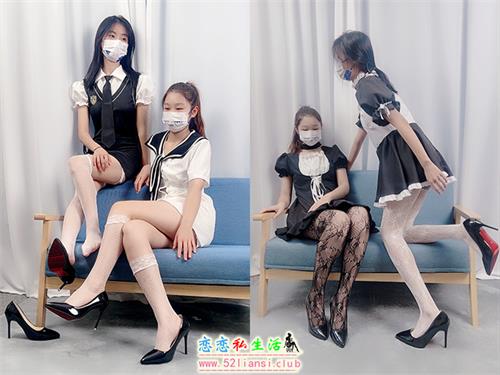 [东禾摄影]No.042 黑丝 高跟 帆布鞋 [247P-431M]