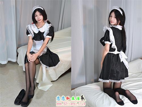 [凝思摄影]No.045 沅沅-女仆装、黑丝、小皮鞋(带视频)[150P1V-5.73G]