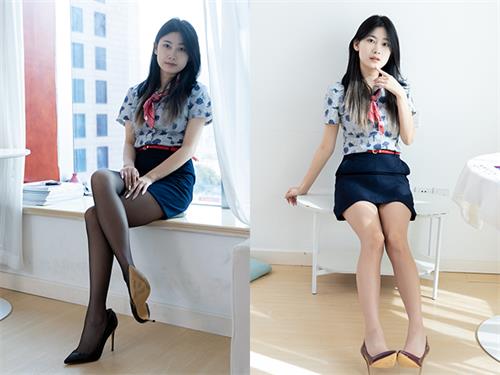 [物恋传媒] No.2610 贝壳-空姐制服、高跟鞋、薄黑丝、薄肉丝[158P1V-3.85GB]