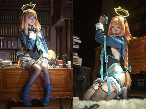 [美图精选]2444-矢量鱼-蔚蓝档案 圆堂志美子校服【50P/82M】