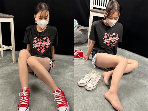 [东禾摄影]No.047 休闲短裤 肉丝 帆布鞋(带视频)[183P1V-1.48G]