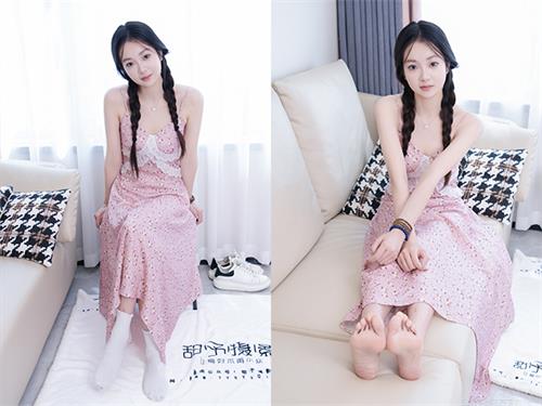 [甜予摄影] NO.202 柠檬-板鞋、白棉袜、裸足(带视频)[130P2V-9.32G]