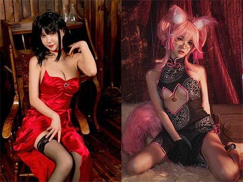 [美图精选]2474-亚马逊鲶鱼-玉藻前旗袍+大凤毒苹果【22P/36M】