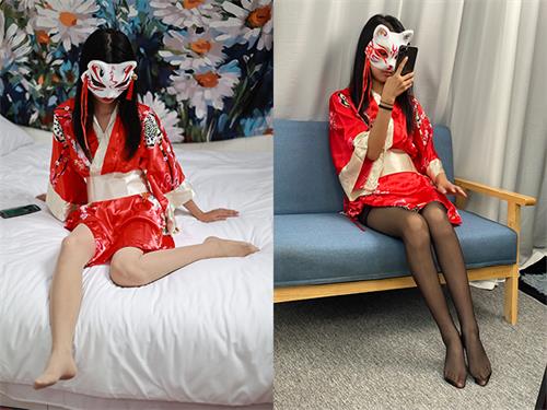 [东禾摄影]No.052 和服 黑丝 肉丝 平底鞋(带视频)[226P1V-3.14G]