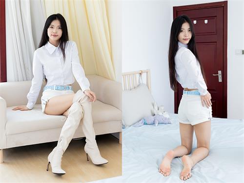 [物恋传媒] No.2626 茯苓-长靴、白棉袜、裸足[181P1V-4.19GB]