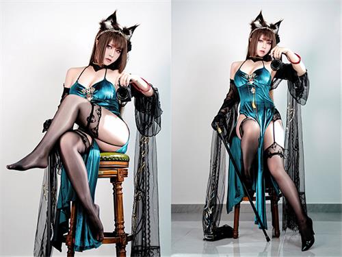 [美图精选]2487-半半子-碧蓝航线 天城 玉座落鸾【62P/64M】