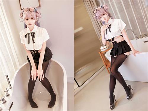 [美图精选]2496-阿雪雪-居家女高【22P/62M】