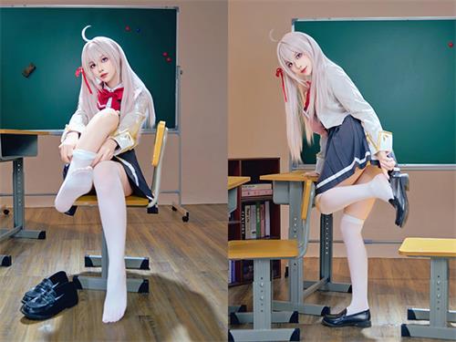 [美图精选]2495-Shika小鹿鹿-邻座艾莉同学【38P/39M】