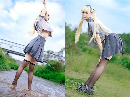 [美图精选]2513-阿雪雪-湿地JK【35P/55M】