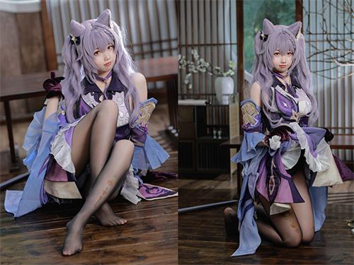 [美图精选]2517-雪琪SAMA-原神 刻晴【46P/50M】