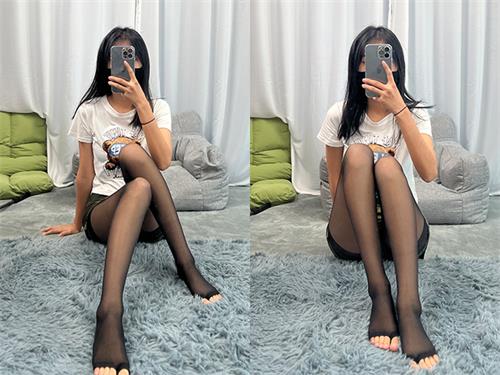 [东禾摄影]No.060 迷彩裤裙 黑丝露趾袜[208P-1.44G]