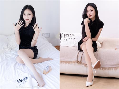 [袜啵啵]NO.665 焦糖-高跟鞋、厚肉丝、旗袍(带视频)[152P1V-5.56G]