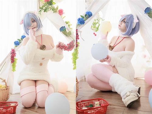 [美图精选]2543-阿雪雪-从零开始的异世界生活 蕾姆小羊【24P/29M】