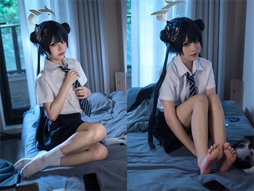 [美图精选]2554-清水凪-蔚蓝档案 龙华妃咲 JK【50P/71M】