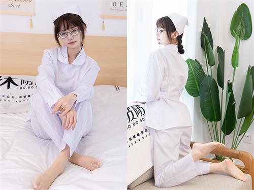 [袜啵啵]NO.688 甜甜圈-凉鞋、薄肉丝、护士服、裸足[163P1V-5.48G]