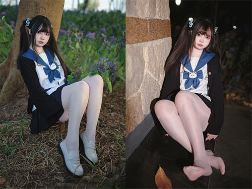 [美图精选]2594-洛桑w伊梓-双马尾JK【38P/83M】