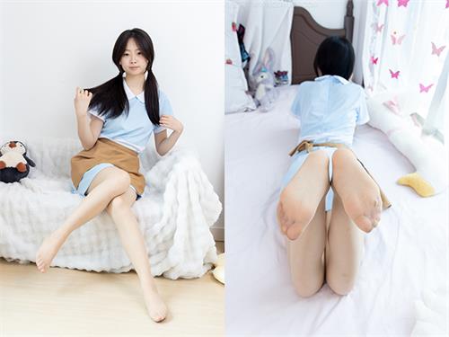[物恋传媒] No.2742 萌萌-平底鞋、薄肉丝、好利来制服[153P1V-3.51GB]